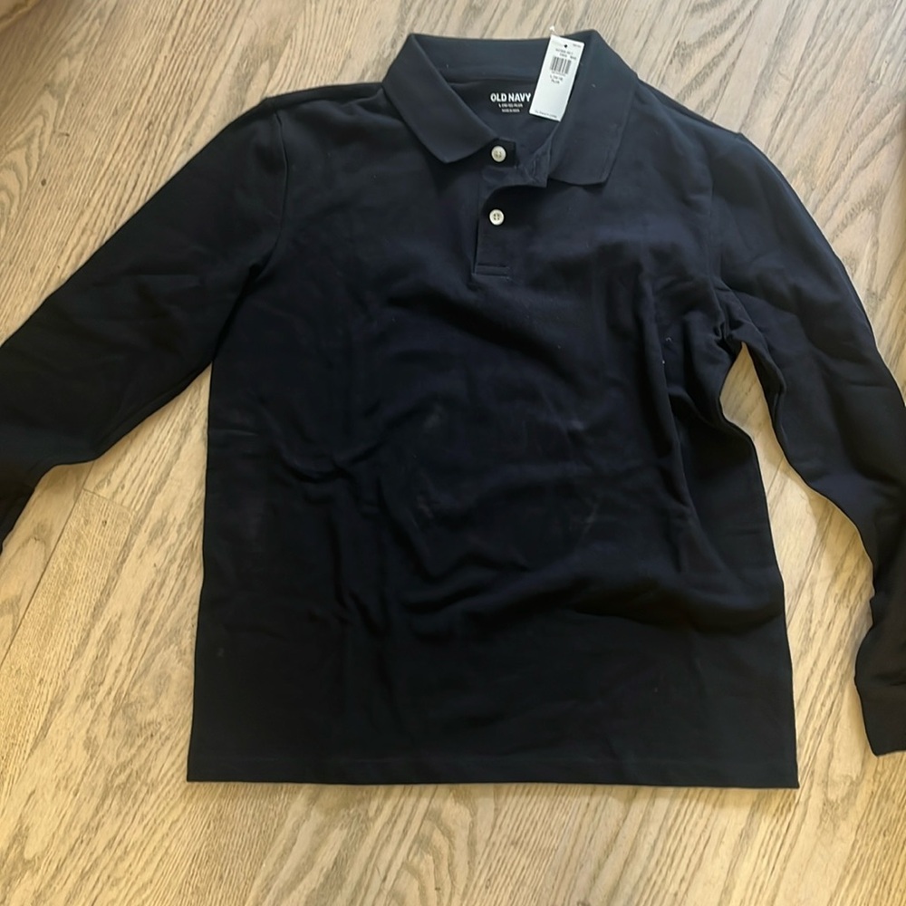 Black Polo - Long sleeved